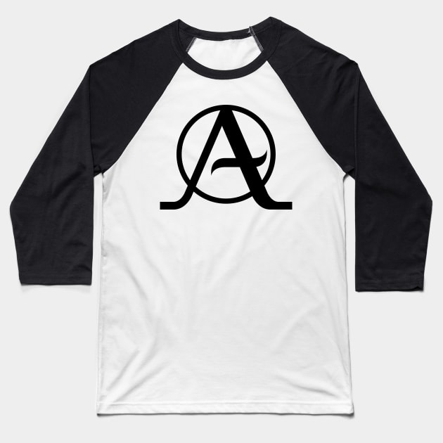 Initial letter A Baseball T-Shirt by SASTRAVILA